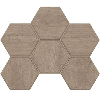 Мозаика Classic Wood Мозаика CW02 Hexagon Неполированный 25x28.5